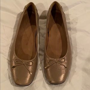 Clark gold flats size 12